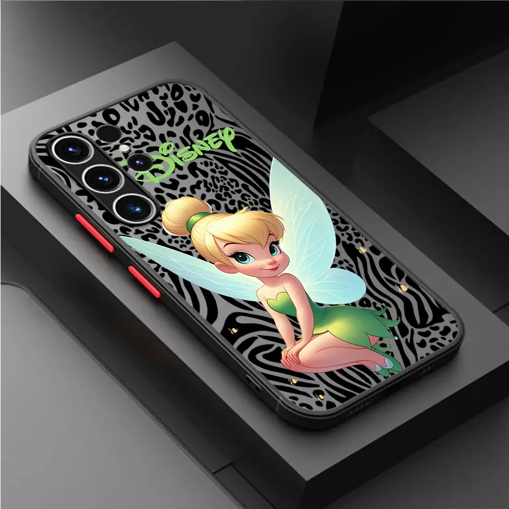 Disney Tinker Bell Phone Case for Samsung Galaxy S24 Ultra S23 FE S22 S23 S20 Plus S21 S20 FE S9 S10 Plus Capa Coque Cover