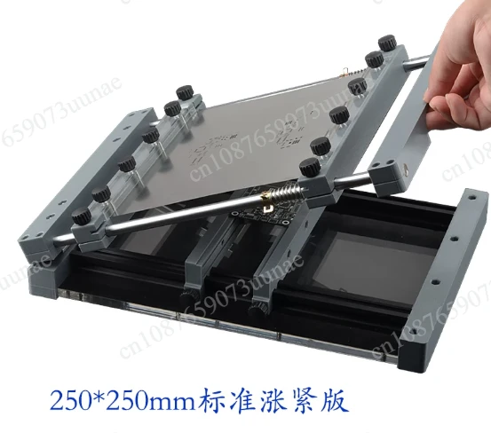 Manual Desktop SMT Stencil Printer 250x250mm Solder Paste Screen Printing Machine for Precision PCB Prototyping Electronic