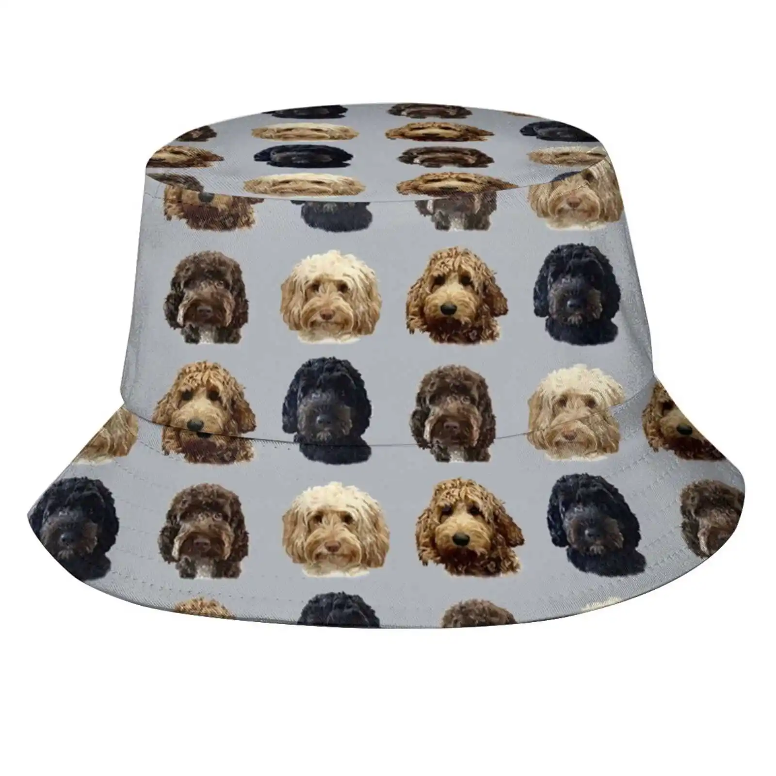 Cockapoo Dog Collection Unisex Fisherman Hats Cap Cockapoo Dog Apricot Cockapoo Black Cockapoo Red Cockapoo Chocolate Cockapoo