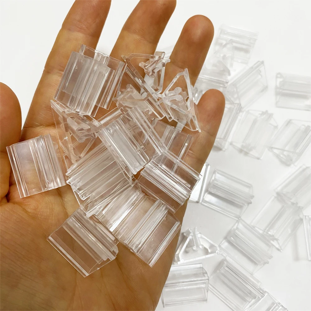 10/20/50 Pieces Plastic Cards Stand Unique Transparent Fixed Props for 1-1.5mm Paper Board Games Cards