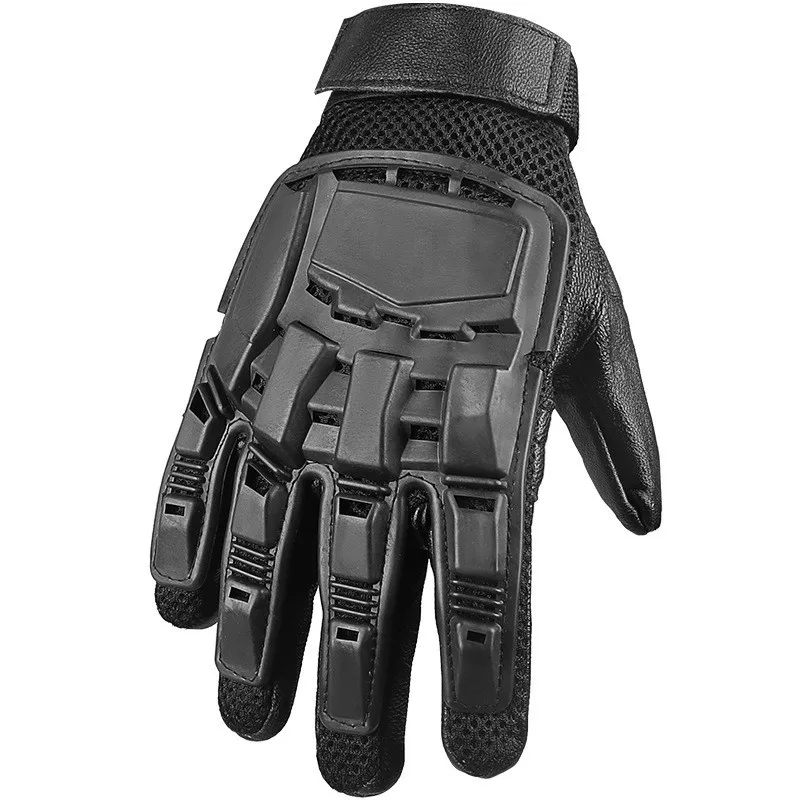 Diamond Full Finger Gloves Outdoor Deformation Breathable Black Motorcycle Protective Adult Riding Gloves Cross-Border in Stock