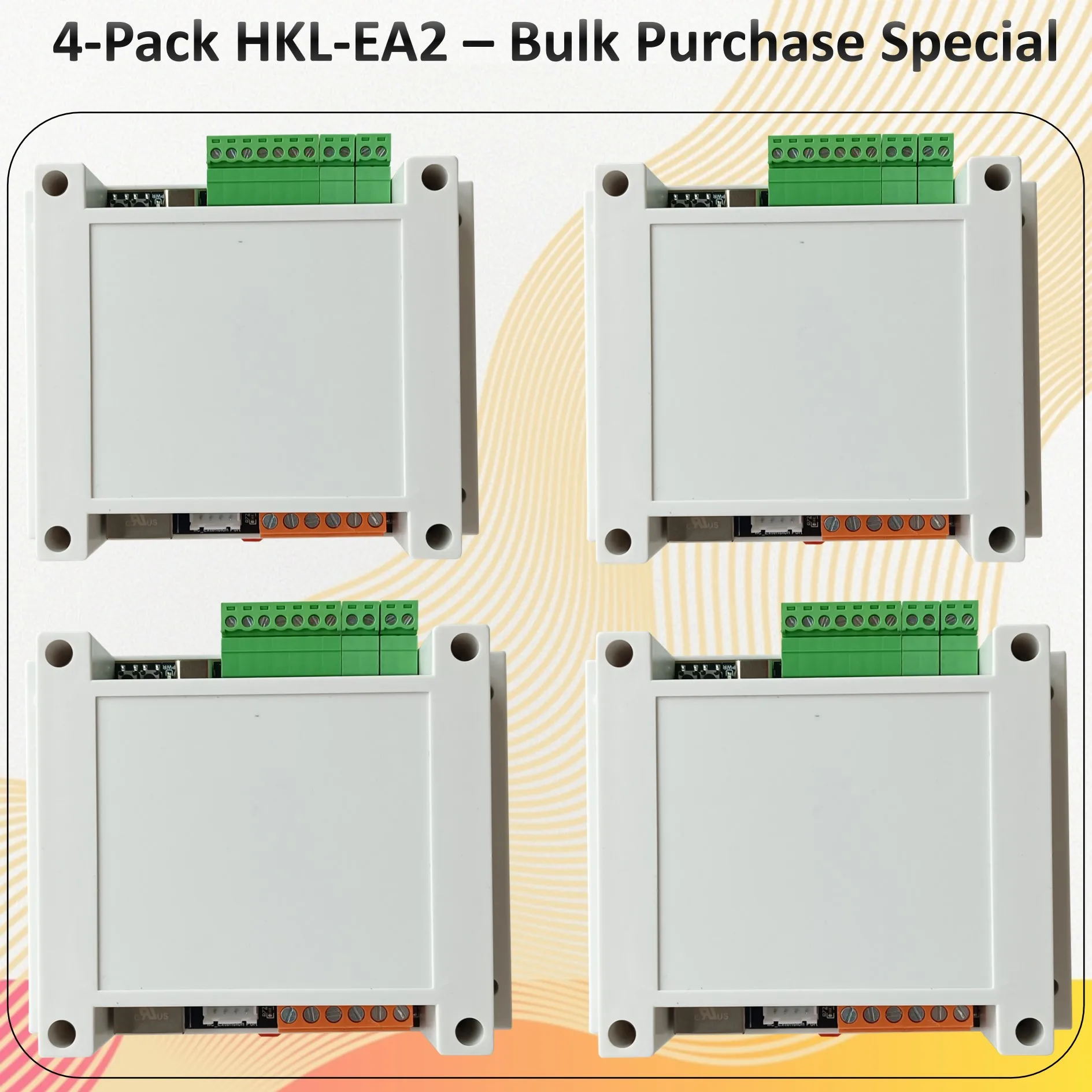 HKL-EA2 대량 도매 가격 SIM7600 4G 모듈 RS485 DS18B20 감지 비프음 알람 2 NPN 입력 2 릴레이 출력 IIC 확장