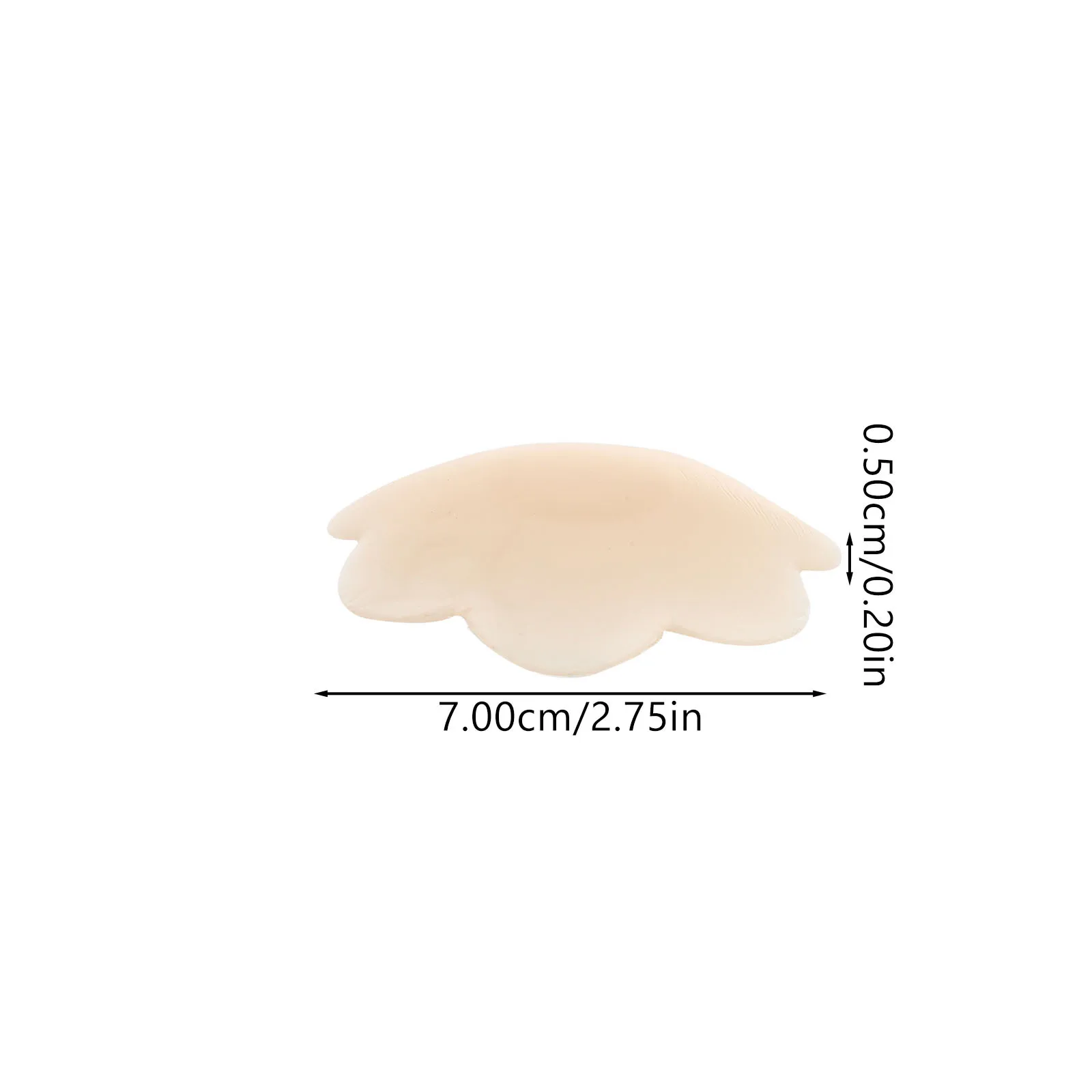 8-teilige Aufkleber aus Silikonmaterial, leicht, bequem, für Damen, pastöse Abdeckung, Anti-Licht, blendfrei, Warzenhof-Patch, wasserdicht, Brust