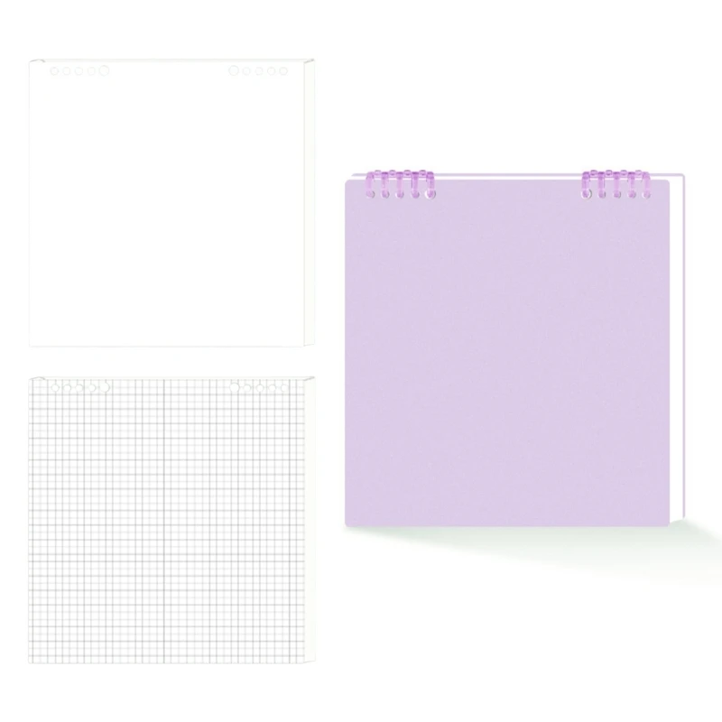 Binder Notebook Tạp Chí Bìa Mềm Chống Nước 120 Trang Có Lưới Dành Cho Học Sinh