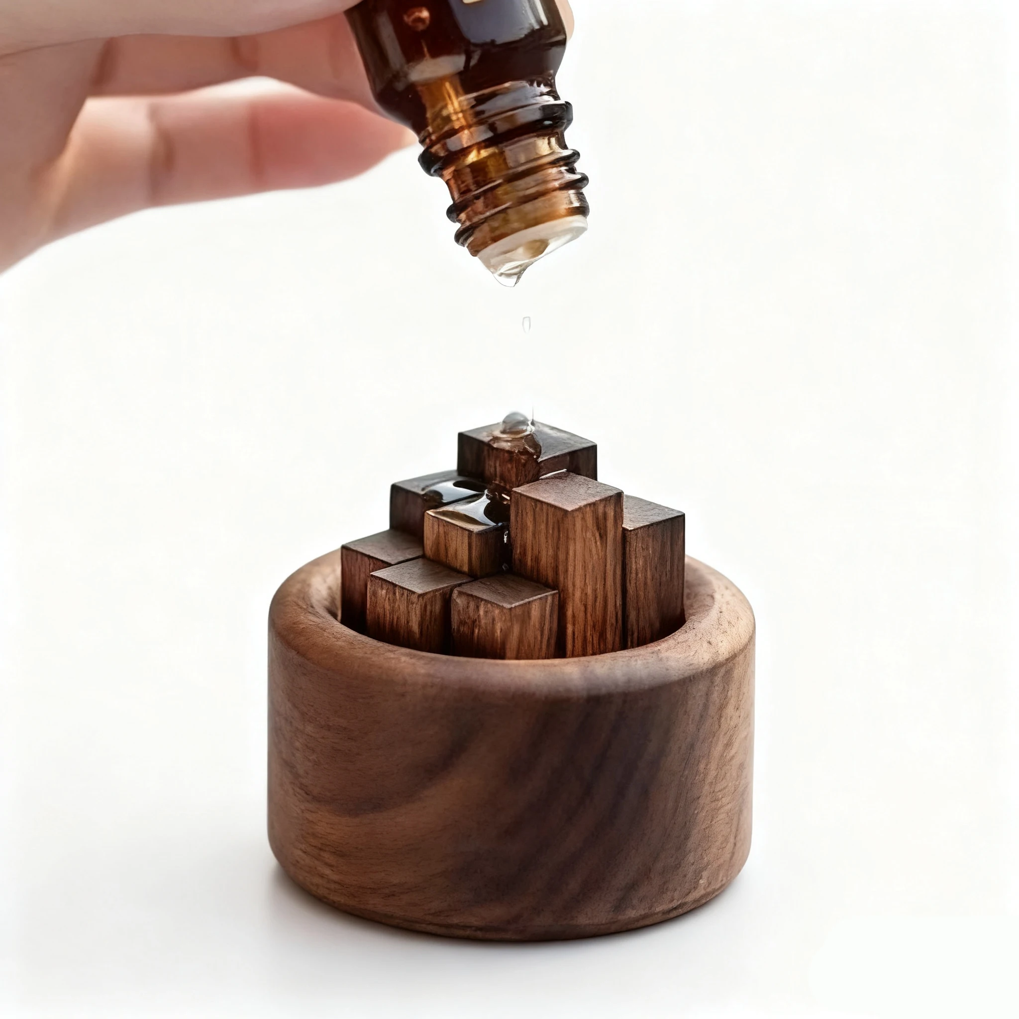 Small Chaidui Essential Oil Fragrance Expander Beech Wood Black Walnut Fragrance Expander Essential Oil Aromatherapy Decoration