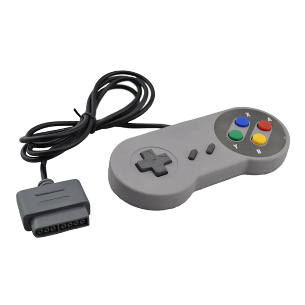 2pcs Wired Game Controller  Gamepad for SNES System Console Control Pad Gamepads