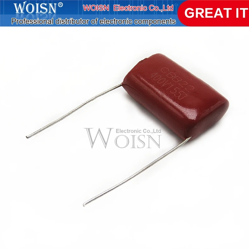 10pcs/lot CBB22 capacitor 400V155J 1.5UF 20MM pitch