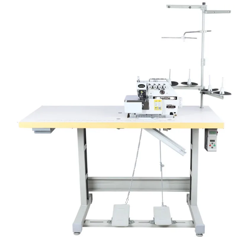 Household Industrial Sewing Machine Direct Drive Four and Five Wire Electric Oversewing and Locking Machine