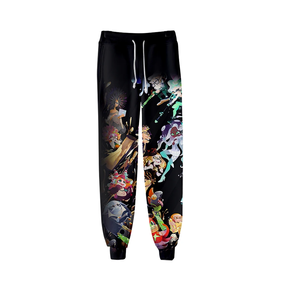 Splatoon 3 Merch Sweatpants Men/Women Neutral Threaded Trousers Threaded Bunched Leg New Game Splatoon3 Pants