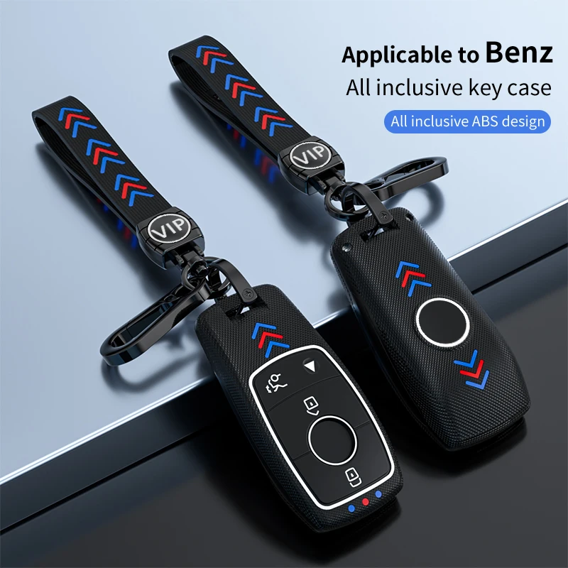 

1PCS Car Smart Key Case Cover Shell Fob For Mercedes Benz A C E S G Class GLC CLA GLB 200 2024 CLE W205 W213 W222 X167 W177 Case