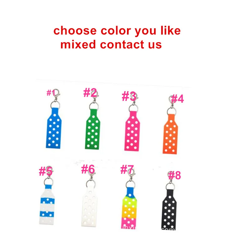 10Pcs New Rubber PVC Keychain With Hole For Charm OKC009 DIY Sorority Fraternity Divine 9 Bag Accessory Key Ring Promotion Gift