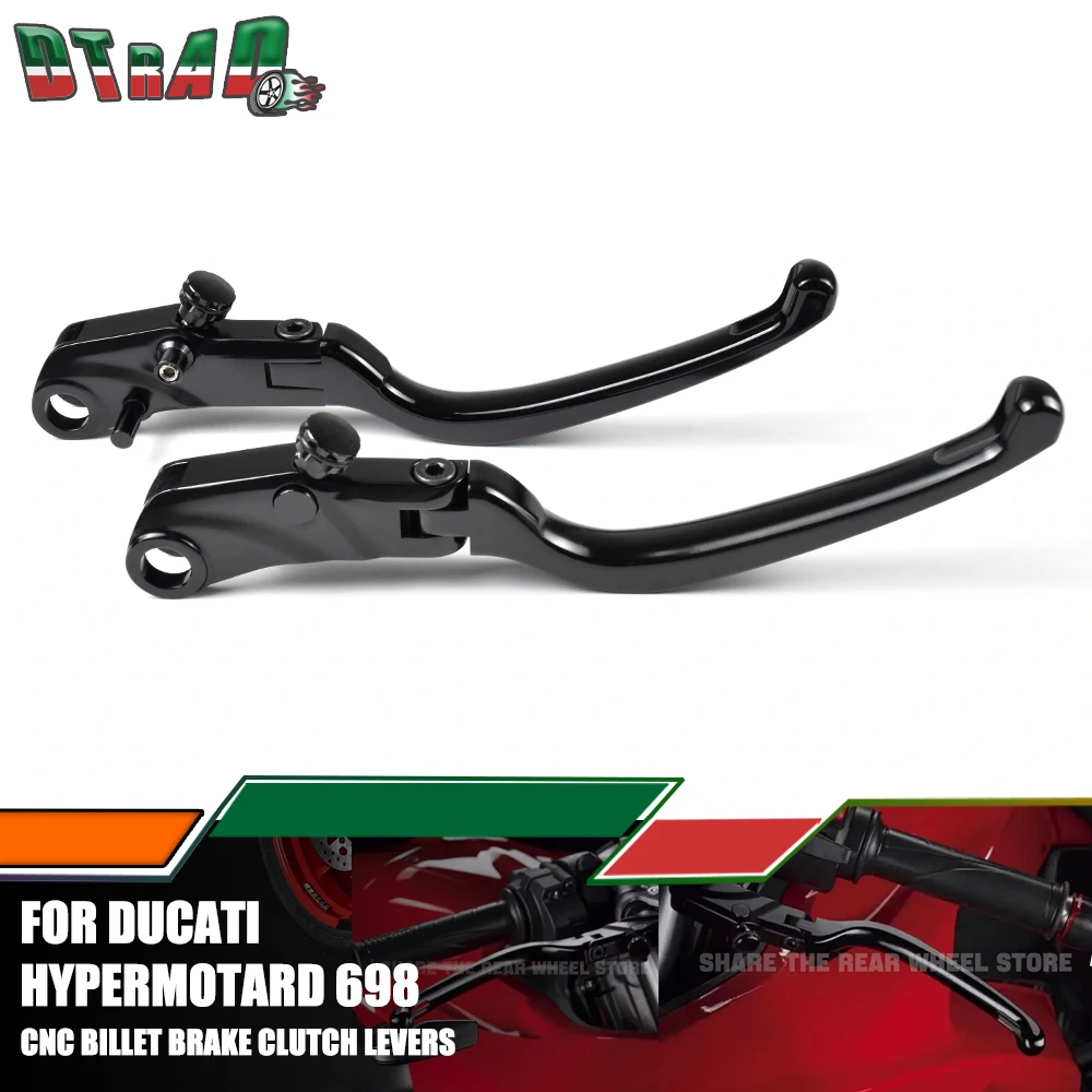 

Новинка для DUCATI Hypermotard 698 Mono/RVE 2024 2025, аксессуары для мотоцикла с ЧПУ, тормозные рычаги сцепления, ручки, модифицированные детали