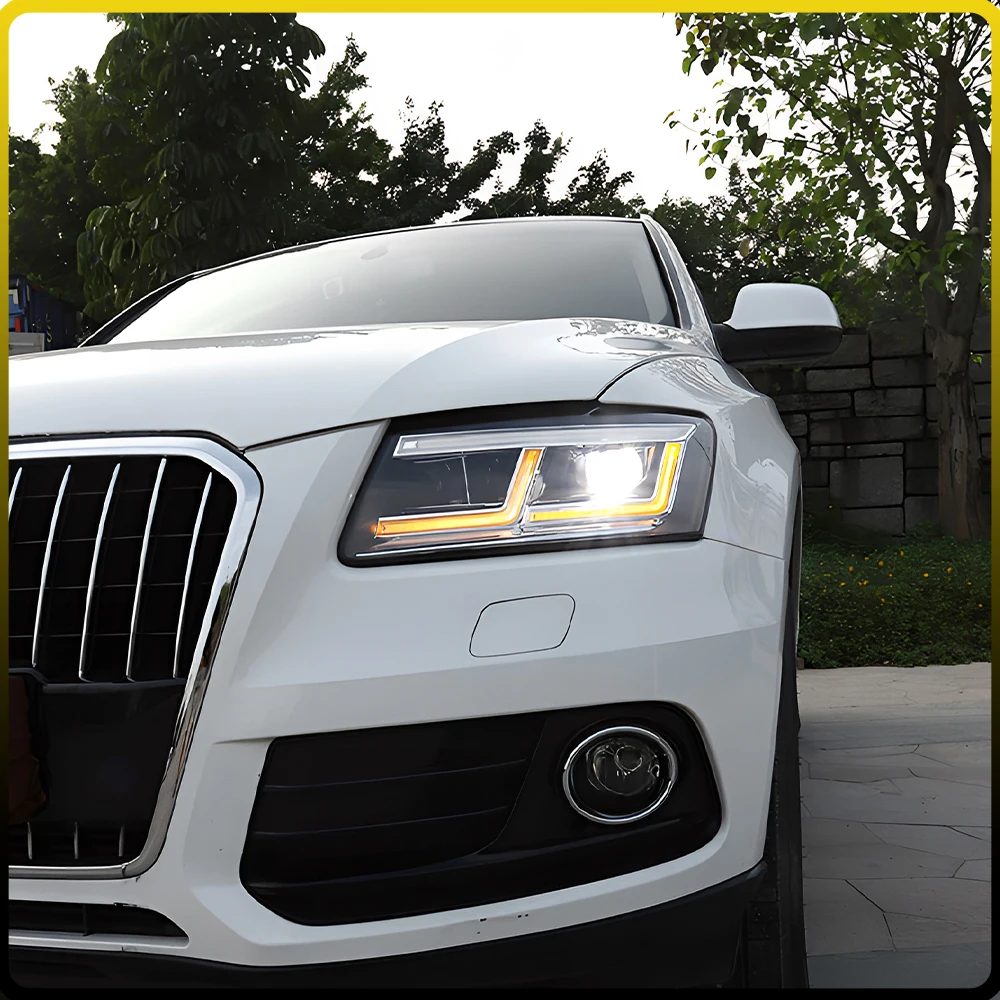 For Audi Q5 2009-2018 LED Auto Upgrade New Style Headlights Assembly Projector Lens Car Tool Accessories Plug and Play