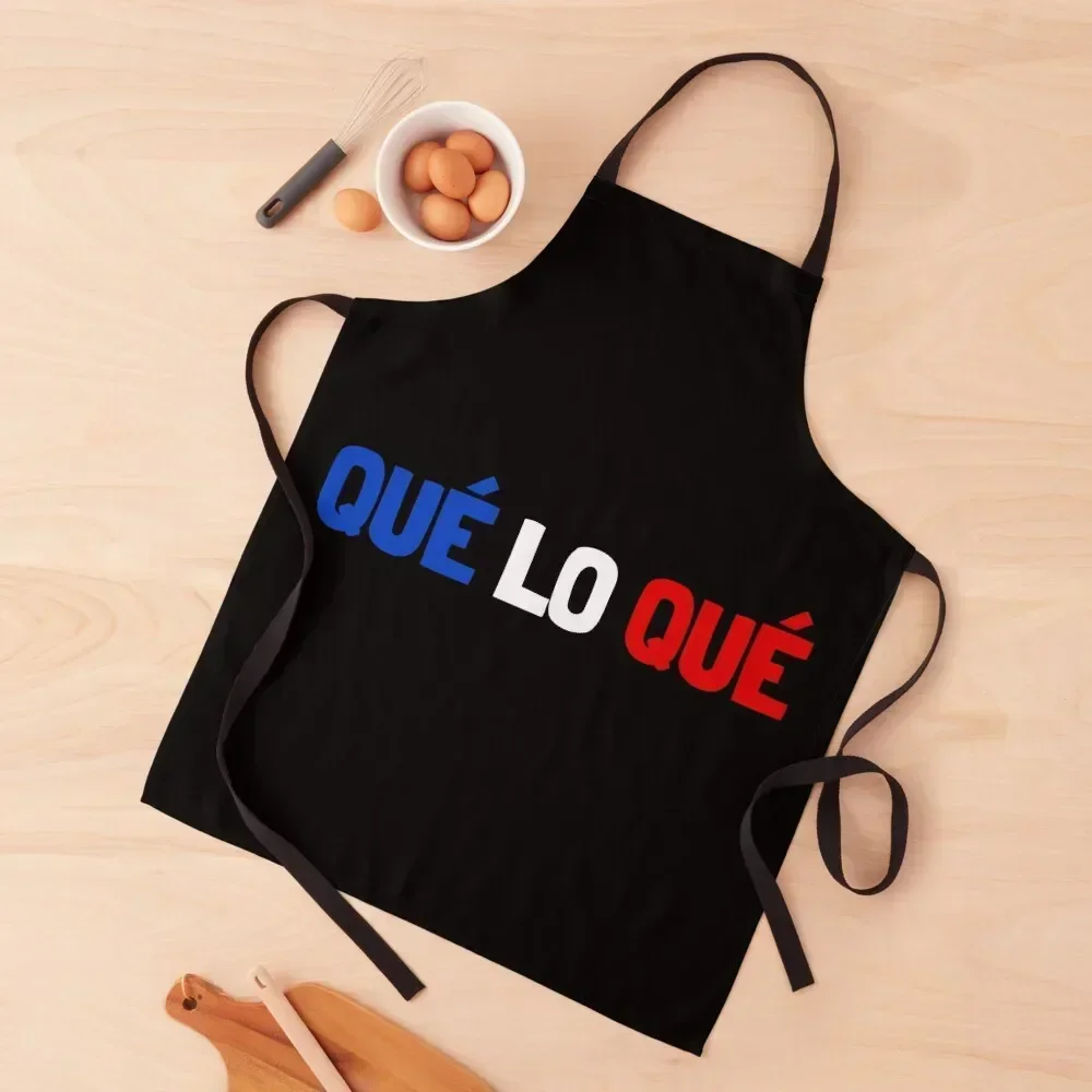 

QUE LO QUE klk Dominicano Republica Dominicana Dominican Republic Dominican Pride Funny Apron Womens Dresses esthetician Apron