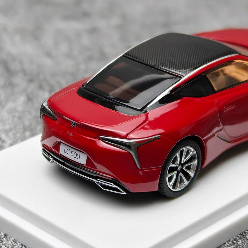 New LCD 1/64 Car Model Lexus LC500 Car Model Alloy Simulation Model Diecast Model Collectible Ornament Custom Birthday Toy Gift