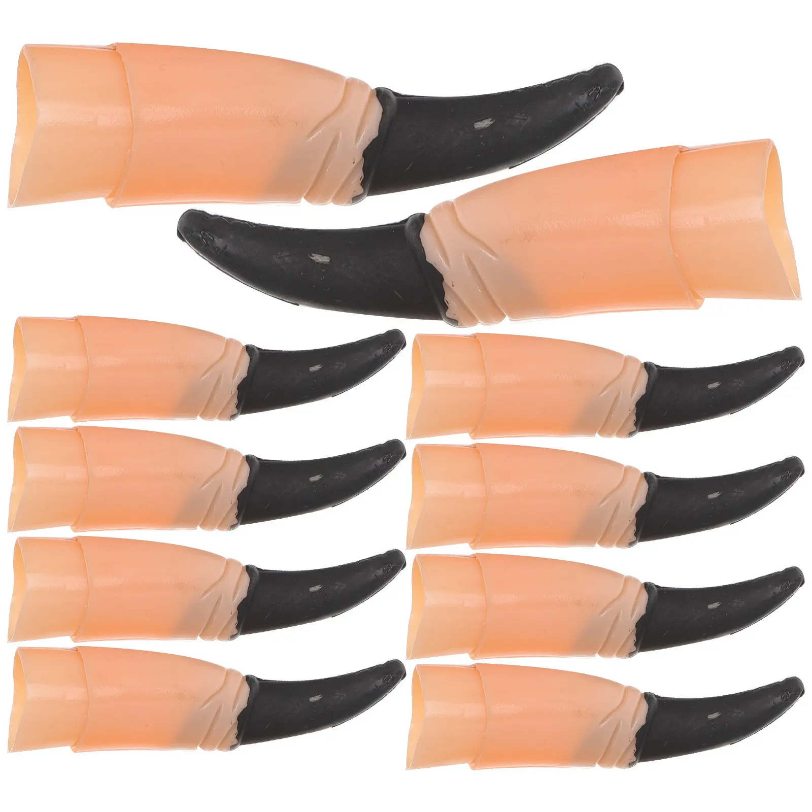 

10Pcs Witch Finger Nails Halloween Cosplay Props 6cm Long 2cm Diameter Comfortable Wearing Trick Games Witch Fingernails