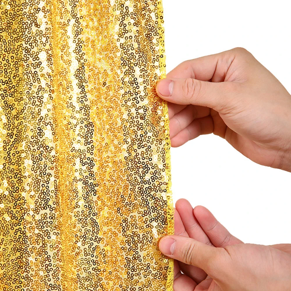 Pailletten Hochzeit Bogen Vorhang im Freien glänzende Hochzeit Hintergrund Dekoration Glitzer Gold Tisch läufer DIY Party Hochzeit Lieferungen