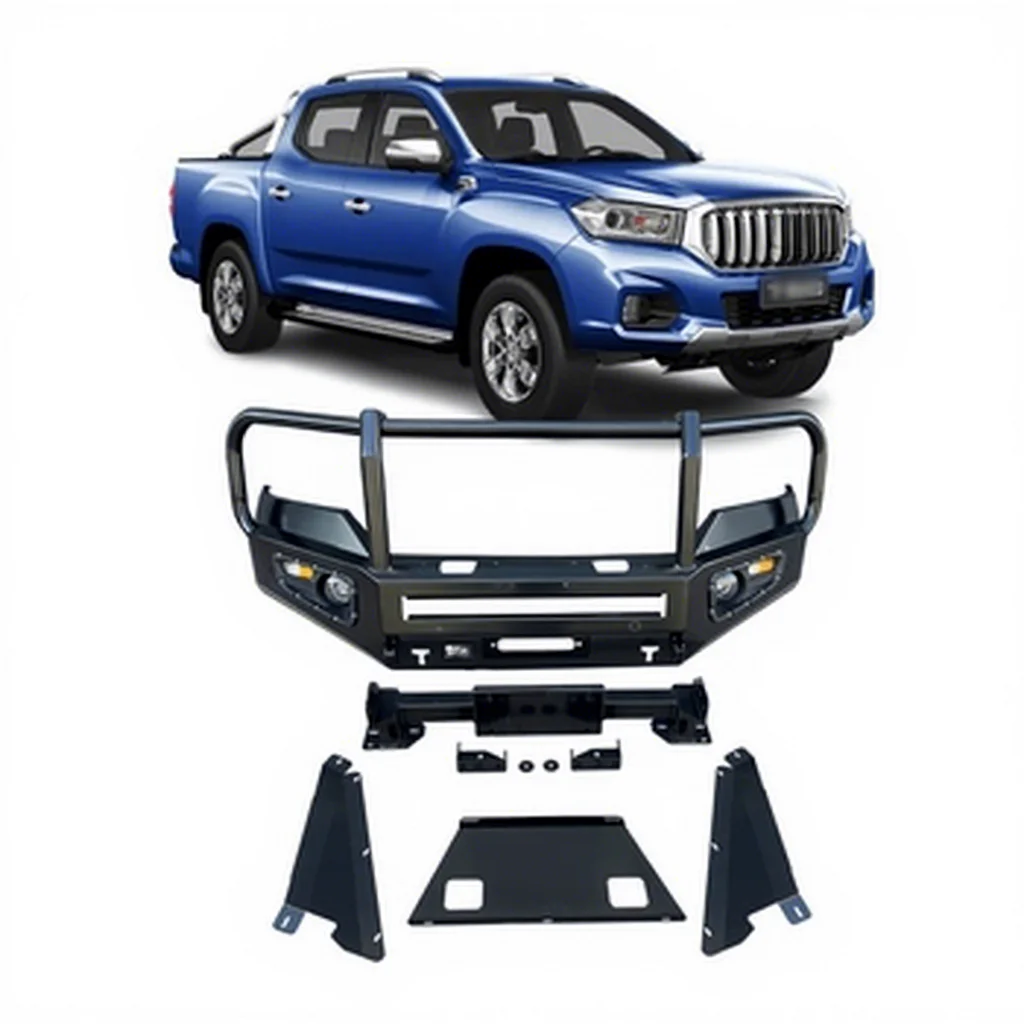 

Heavy Duty Steel Front Winch Bumper For Maxus T60 / T70 2017-2021 4x4 Bull Bar