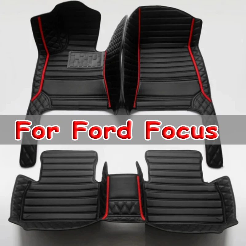 

Car Floor Mats For Ford Focus MK2.5 2006 2007 2008 2009 2010 2011 Auto Foot Pads Automobile Carpet Cover Interior Accessories