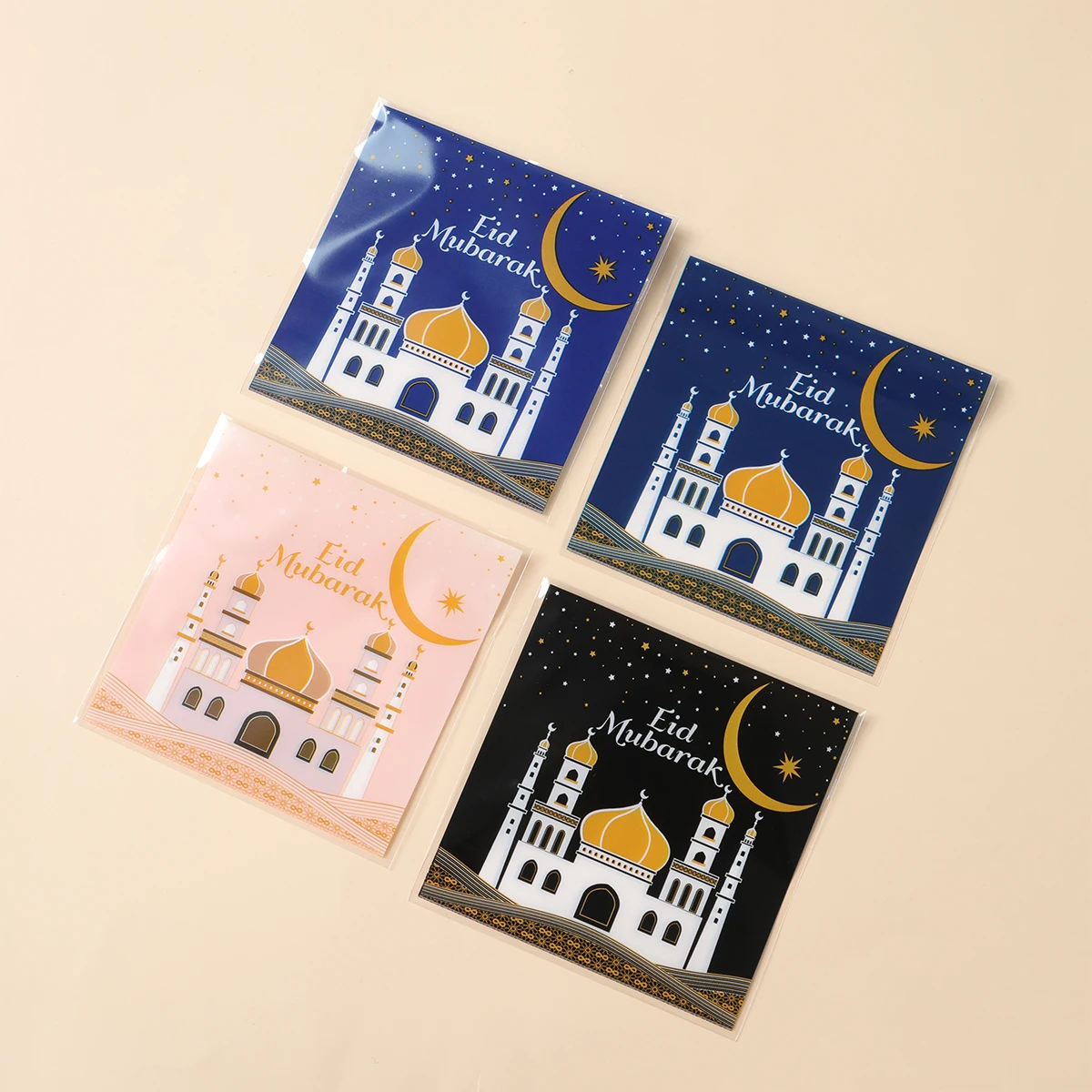 

Eid Mubarak Gift Packing Bags Plastic Candy Cookie Bag Ramadan Kareem Decor For Home 2025 Islamic Muslim Party Supplies Gift