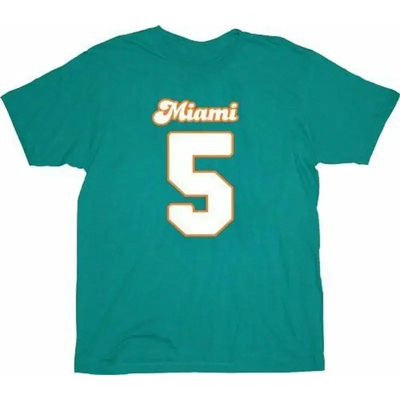 Camiseta de disfraz de Ace Ventura Ray Finkle Maimi 5 para adultos, camiseta de jersey, color verde azulado