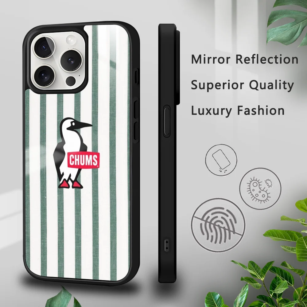 C-ChumS Luxury Penguin Phone Case For IPhone 16 15 14 13 12 11 Pro Xs Max Mini Plus Celulares Hard Funda