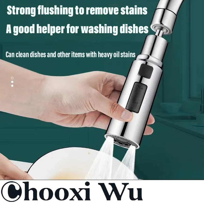 CHOOXIWU-extensor de grifo para cocina y baño, aireador multifunción, Caño para cocina y baño