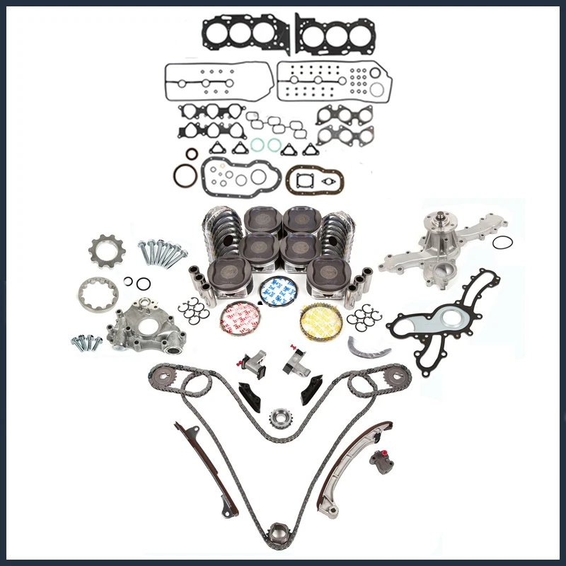 1GR 1GRFE zestaw do odbudowy silnika dla Toyota 4 Runner Hilux Land Cruiser 70 prado Tacoma Tundra Fortuner FJ GX 400 3956cc 4.0L