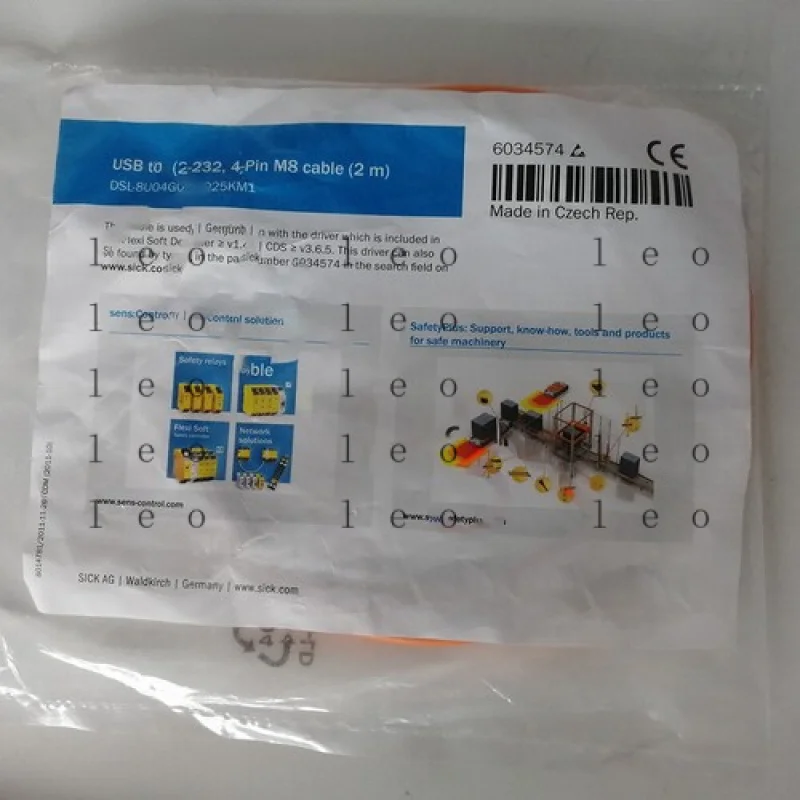 D  1PC For Sick DSL-8U04G02M025KM1 6034574 Sensor Switch Cable