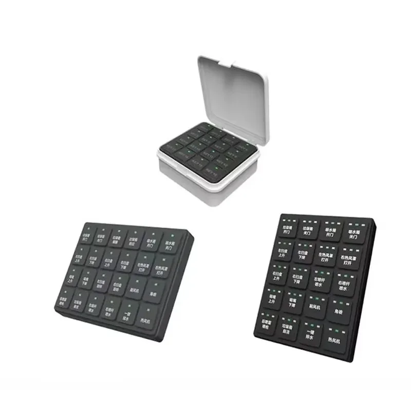 Hot Sale Intelligent 20-Keys Automotive Silicone Pad Keypad CANbus Button Panel for Construction Machinery Sanitation