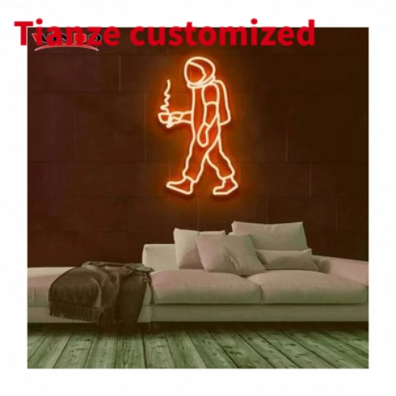 

(Customized) Winbo Advertising Indoor Led Neon Sign Light Letter Led Silicone Tube Neon Flex Party Wall Decor Astronaut Neon Sig