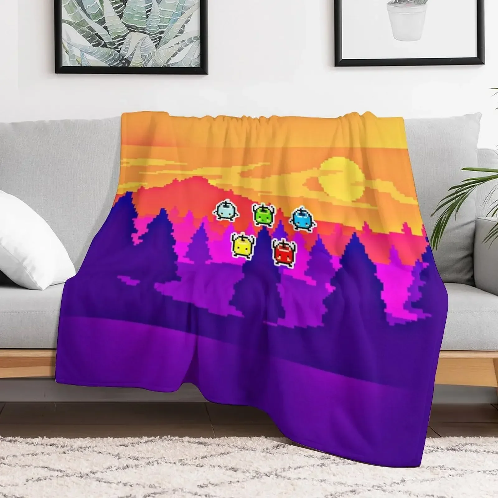 Stardew valley junimos Throw Blanket Blankets For Bed Baby Decorative Beds Blankets