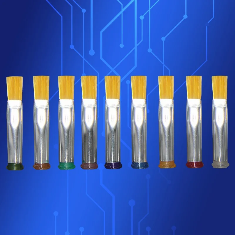 

Игольная щетка EFD с жесткой щетиной 14-27G, винт с двойной резьбой, 6 мм, инструмент для дозирования с плоским горлышком для эпоксидной смолы, ремесло