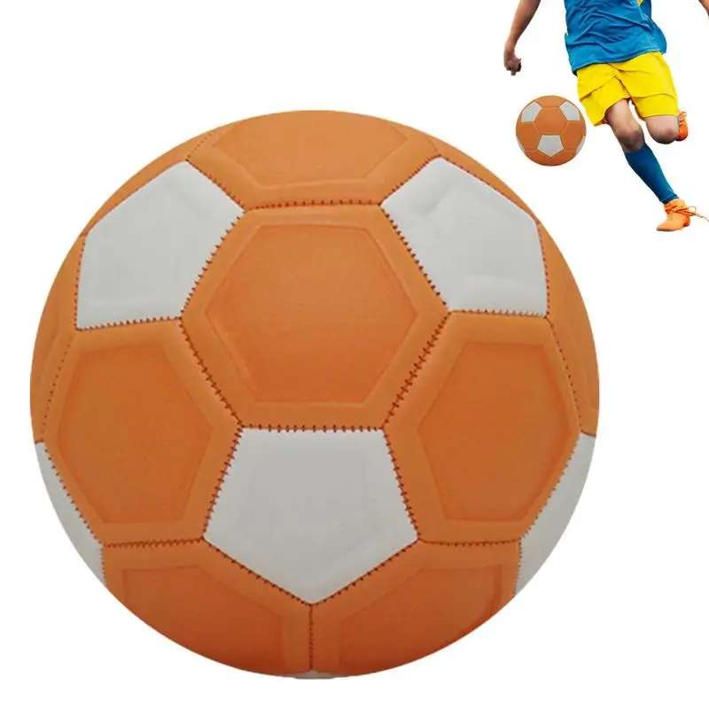 

Soccer Balls For Kids Portable Trajectory Football Outside Sports Game Wear-Resistant Indoor Soft Soccer Ball Training