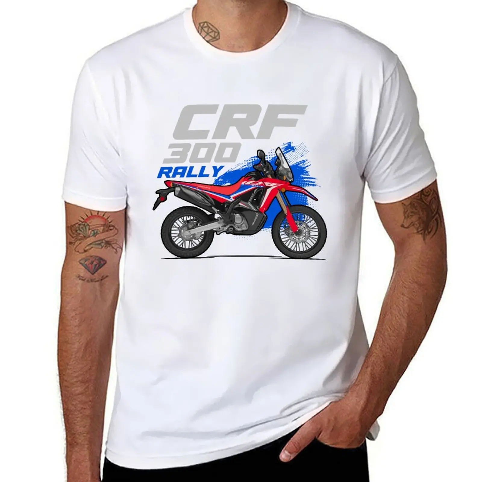 

CRF 300 Rally T-Shirt printed t shirts for man man t shirt cotton