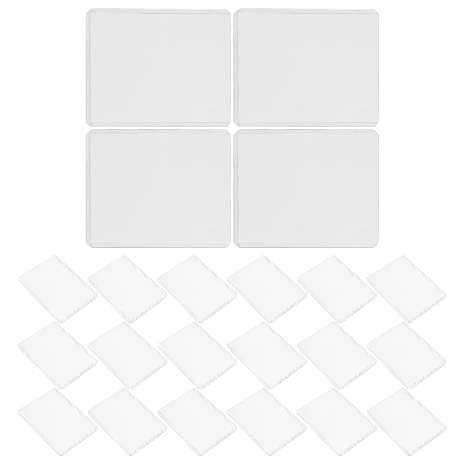 

25 Pcs Card Sleeves Storage Set Cover Board Game Holder for Playing Deck Collector Man
