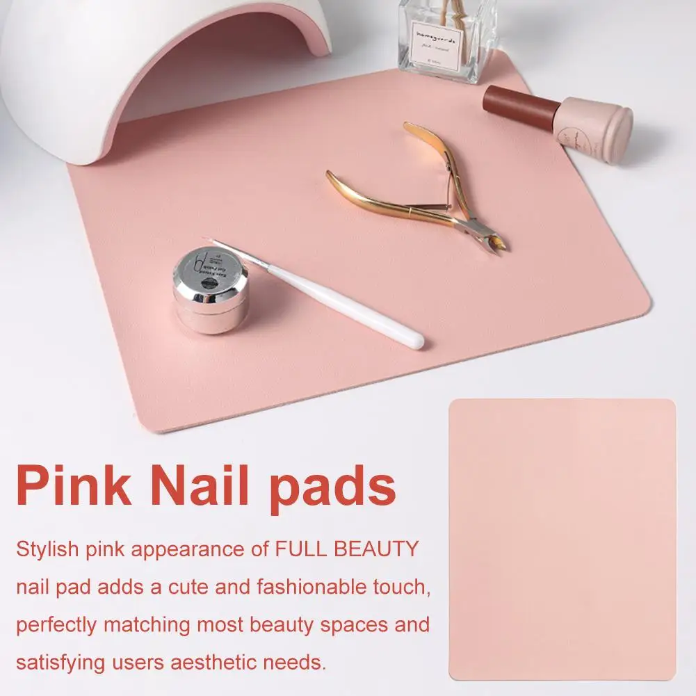 مسمار الفن الجدول حصيرة الوردي الجمال مسمار الوسادة الجلود لينة عرض مسمار الممارسة المضادة للانزلاق وسادة مسند الذراع الأظافر المألوف