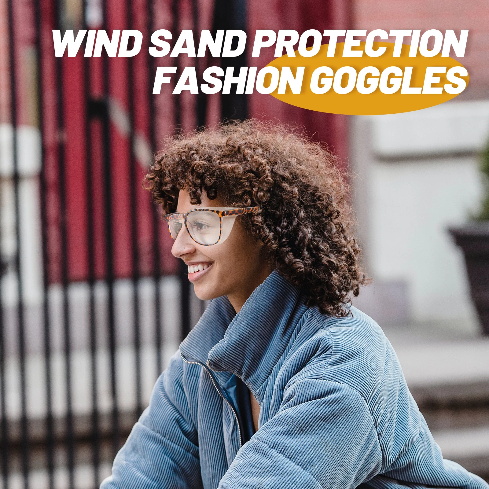 

1pcs Windproof Safety Goggles For Women Outdoor Cycling Protective Eyewear Dustproof Fog Proof Lightweight Comfortable Cycling