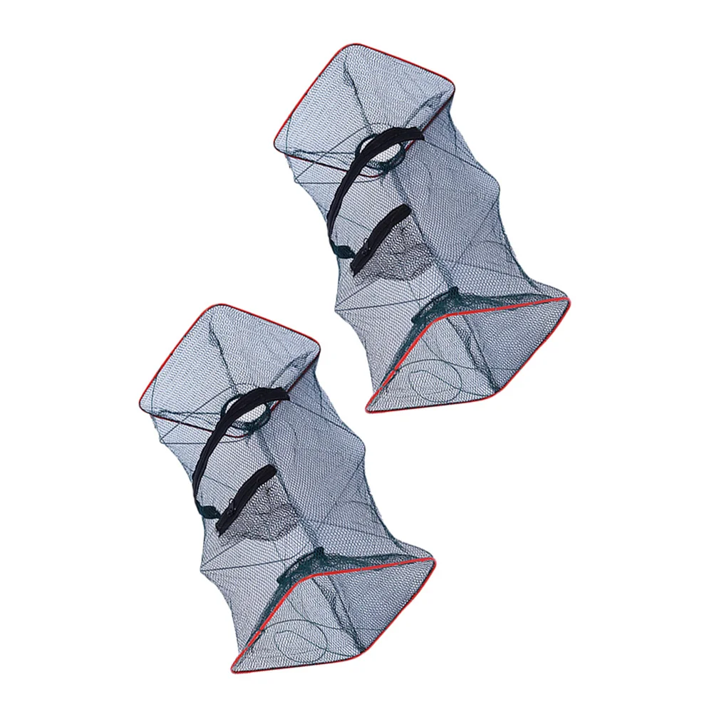 

2Pcs Outdoor Crab Catcher Reusable Foldable Trap Portable Mesh Net for Lobster Crawfish Shrimp Fishing Gear Crab Net