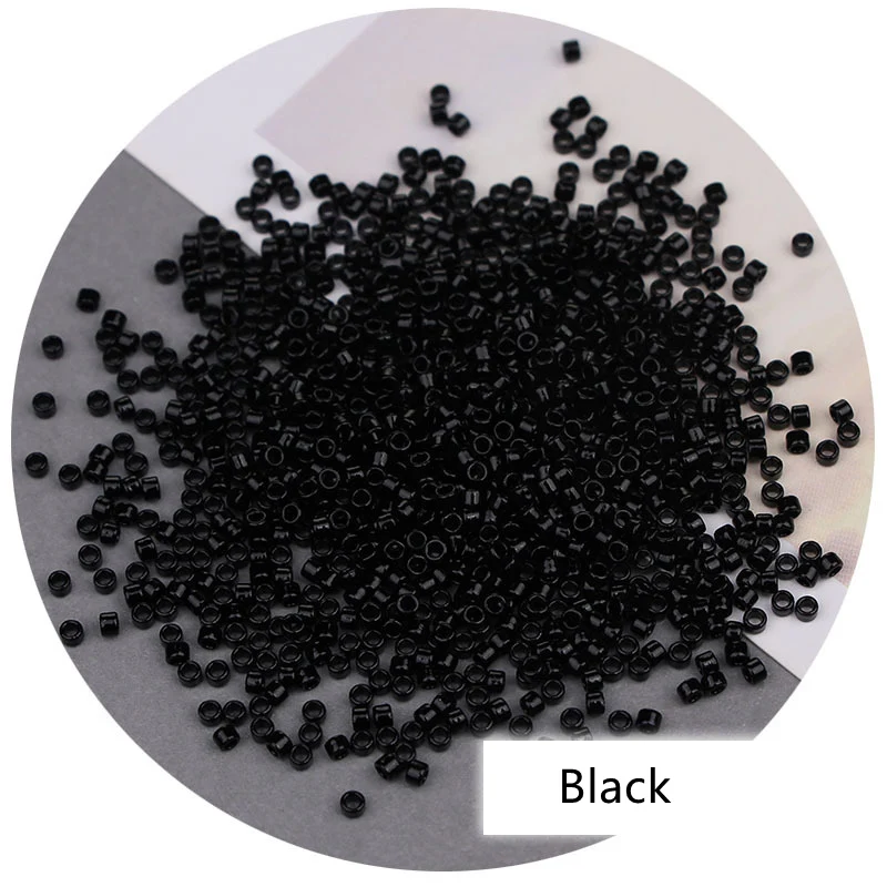 1200pcs 2mm Mini Glass Beads 12/0 Uniform Loose Spacer Beads For Needlework DIY Jewelry Making Accessories
