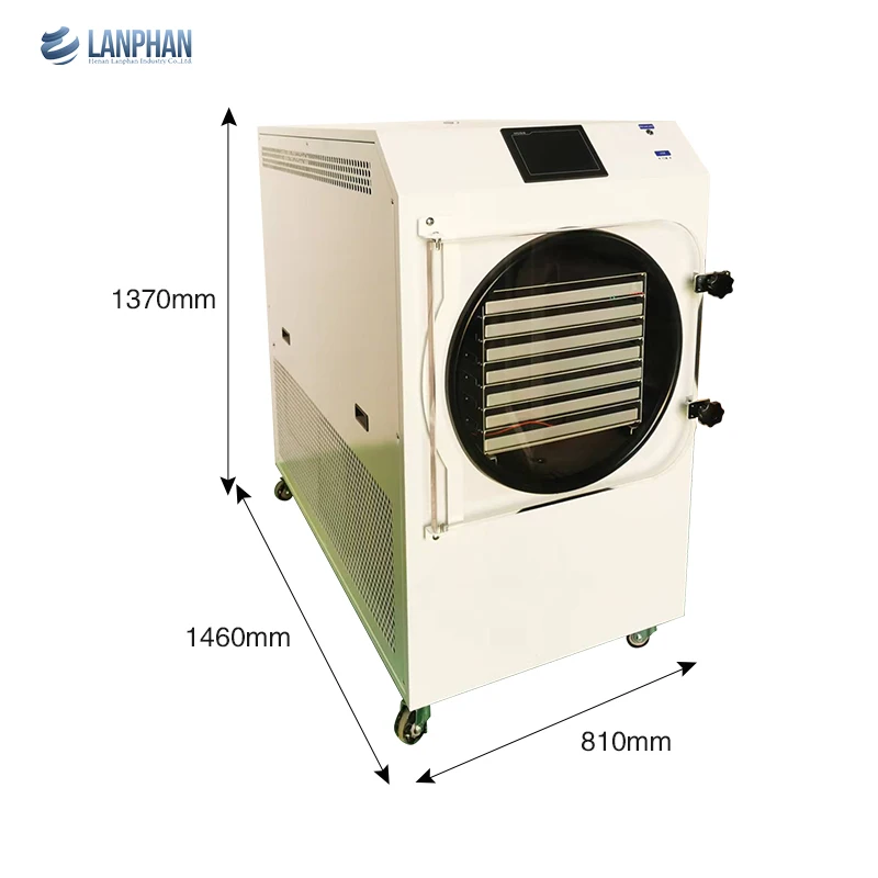 LANPHAN الساخن بيع HFD-35 50 كجم آلة تجميد مجفف بالتجميد التجارية لأغذية الأعشاب الفاكهة