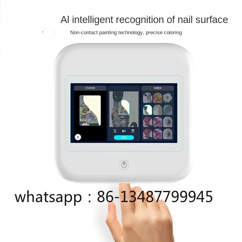 Nagellackiermaschine Intelligenter Maniküre-Drucker Automatischer Tintenstrahldruck