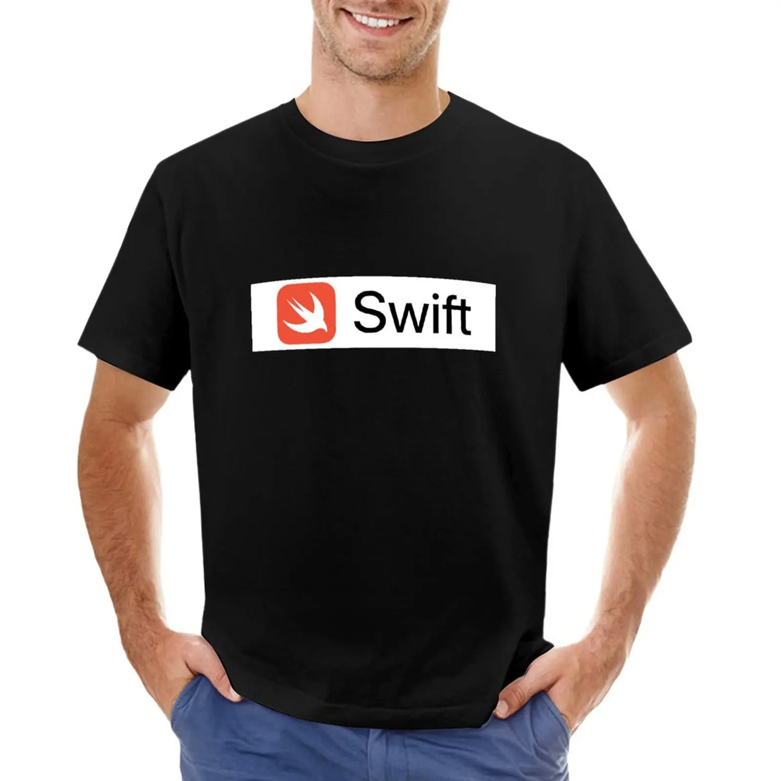 Swift Programming Language T-Shirt oversized graphic tee oversized sublime mens plain t shirts