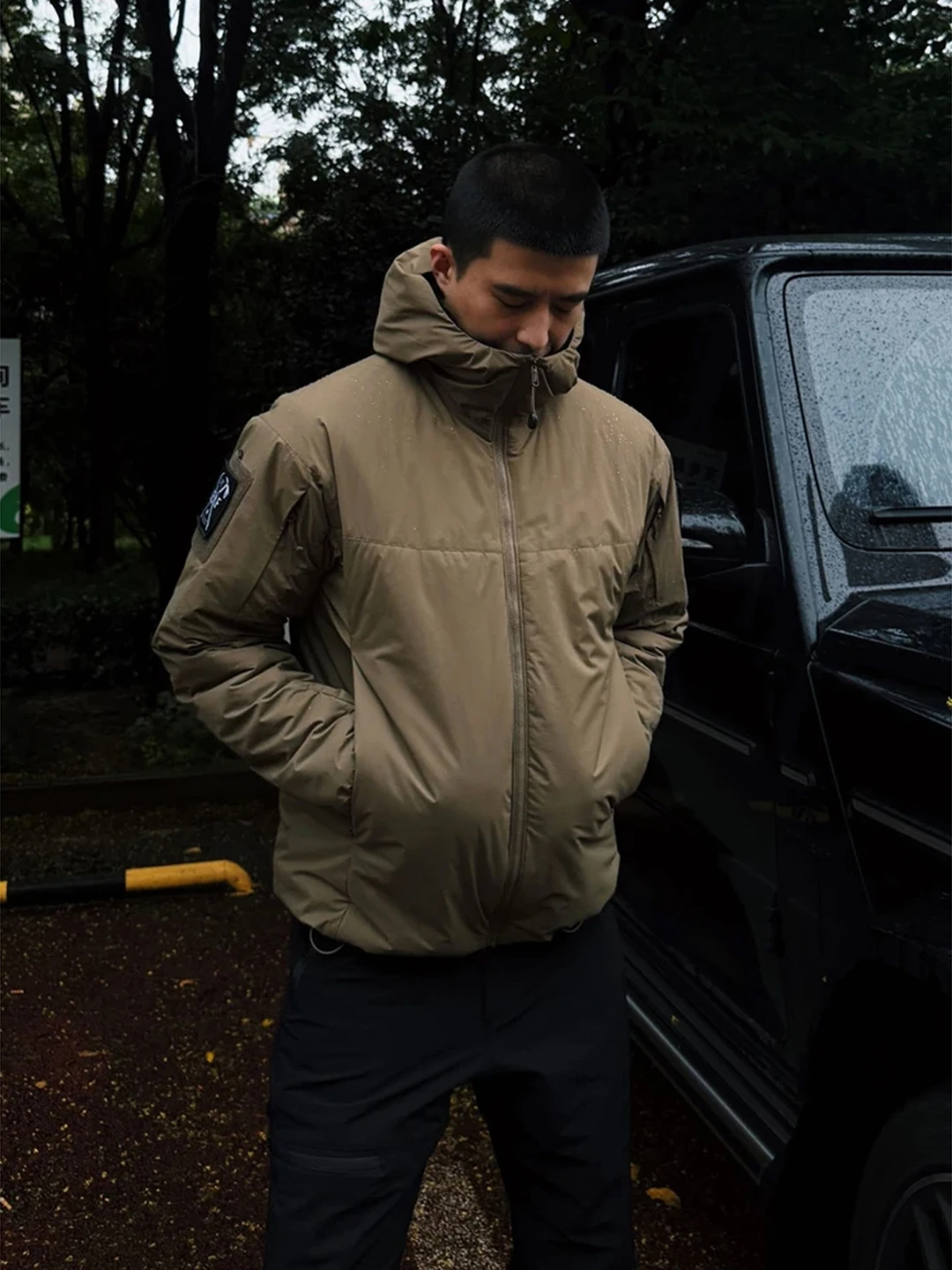 

Мужская зимняя тактическая ветрозащитная утепленная куртка-парка i Color Tee-Proof из хлопка для активного отдыха в американском стиле