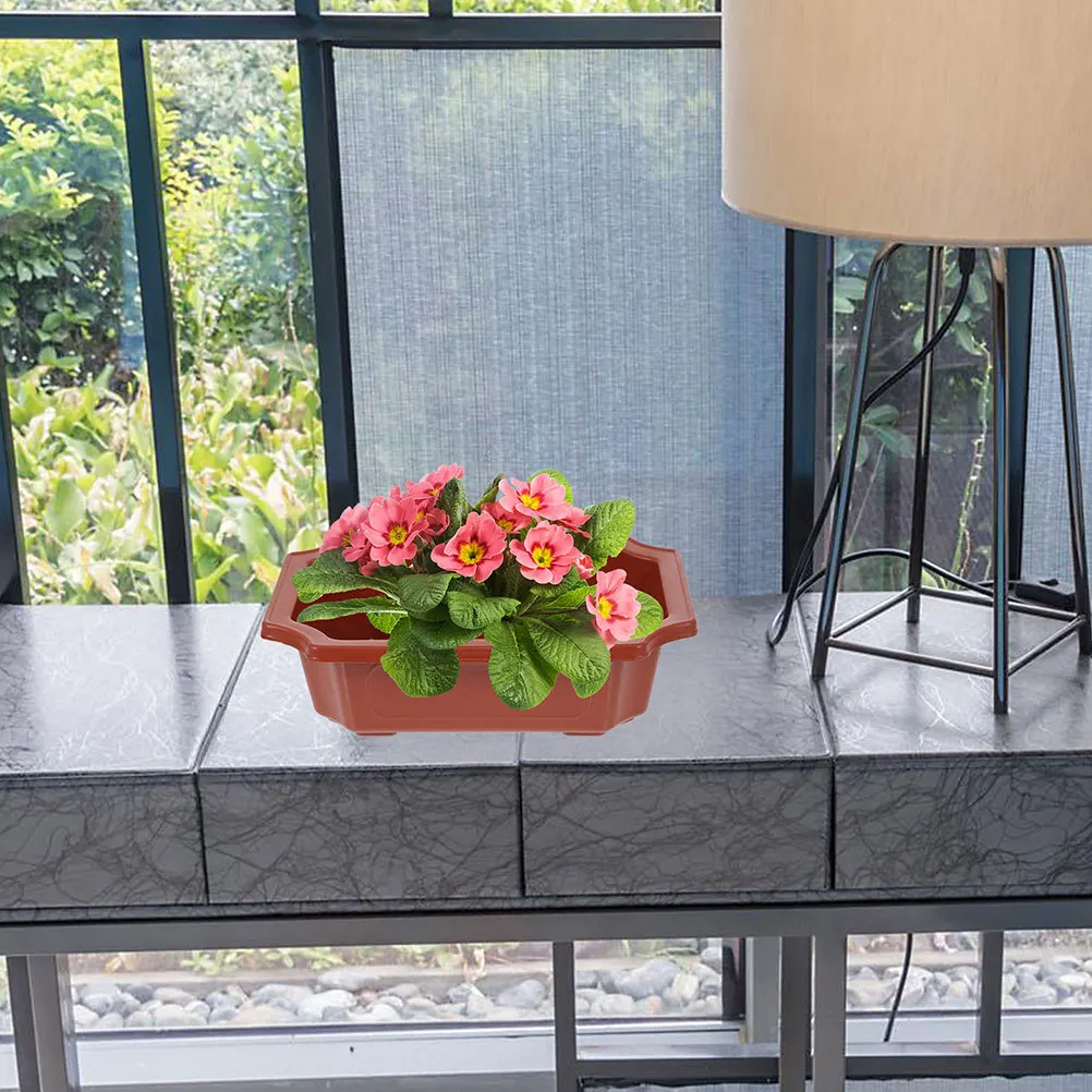 

6pcs Plastic Flower Pots 6.5Cm Mini Plant Containers For Succulents Indoor Garden Decoration Bonsai Planting Pot Landscape