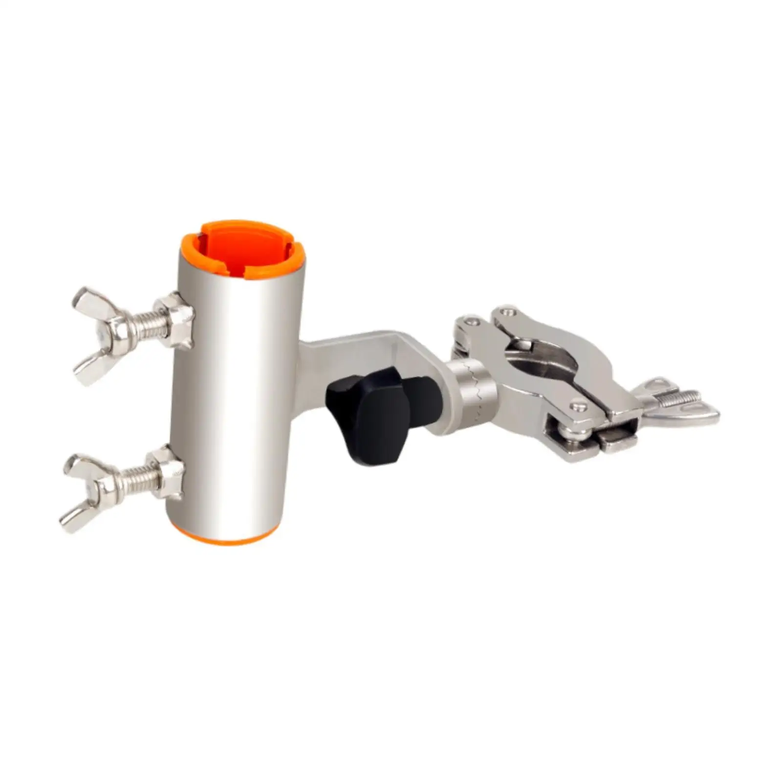 

Fishing Umbrella Holder Bracket Stable 360 Degree Rotation Universal Umbrella Clamp for Fishing Patio Courtyard Outdoor Garden