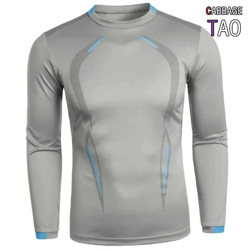 Mens Long Sleeve QuickDry T-Shirt Lightweight Breathable Oversized Tops Athletic Fitness and Outdoor Sportswear for Men Top