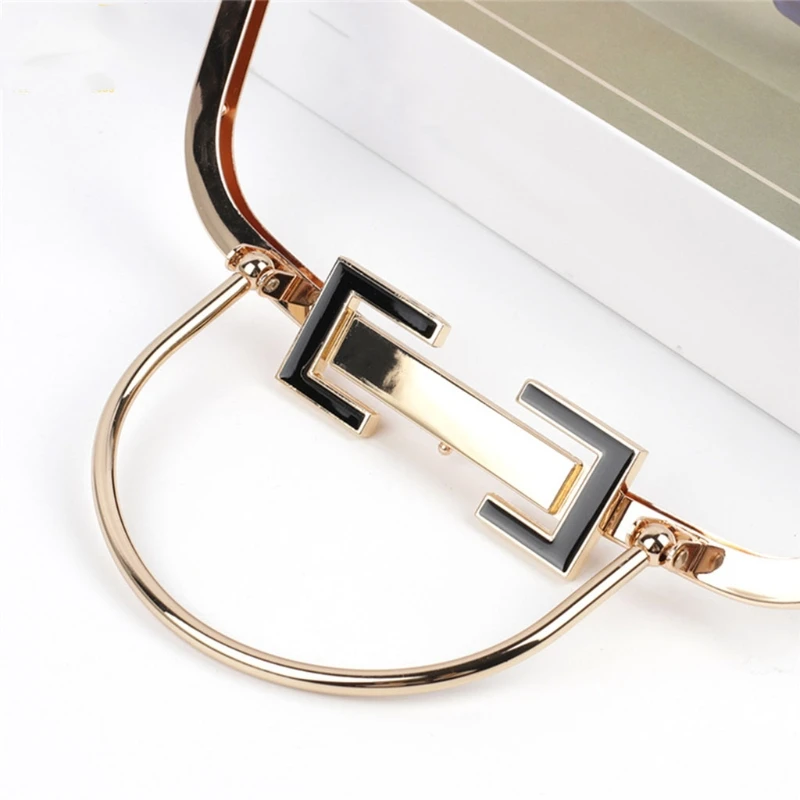 E74B Metal Purse Frame Kiss Locks Clasp for DIY Making Coin Bags Handle Sewing Craft Accessories