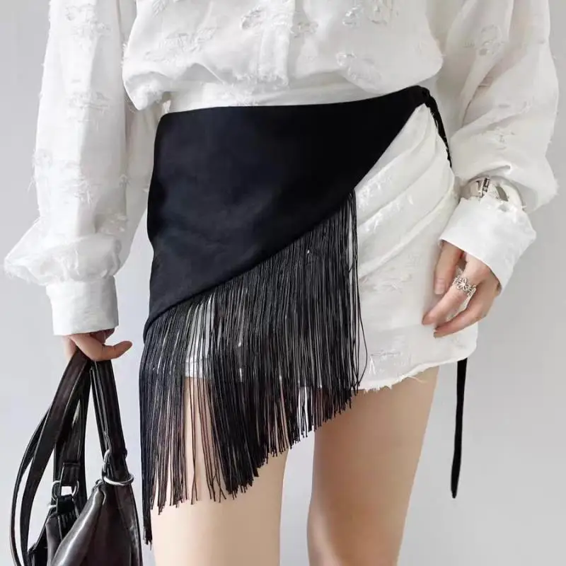 

Elegant Tassels Waistband American Style Women Belt Bandage Waistband All-match Shirt Dress Vintage Accessory For Everyday Wear