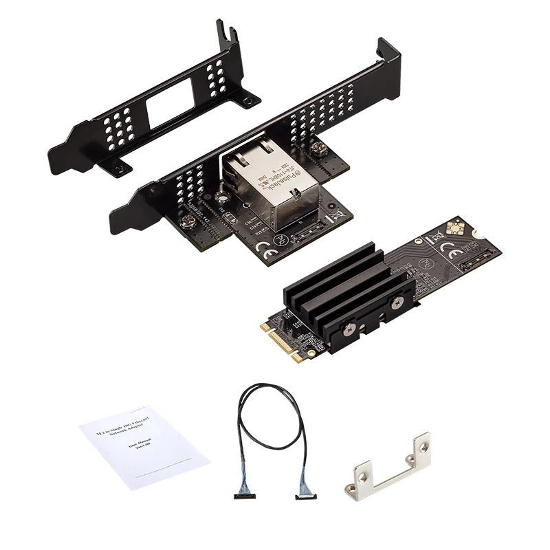 M2 10 GB Netzwerkkarte Marvell AQC113 Chip 10G/5G/2,5G/1000M Server LAN NIC Karte 2280 M.2 B+M Schlüssel zu RJ45 Gigabit Ethernet Adapter